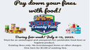 pay down your fines with food july 2025.png